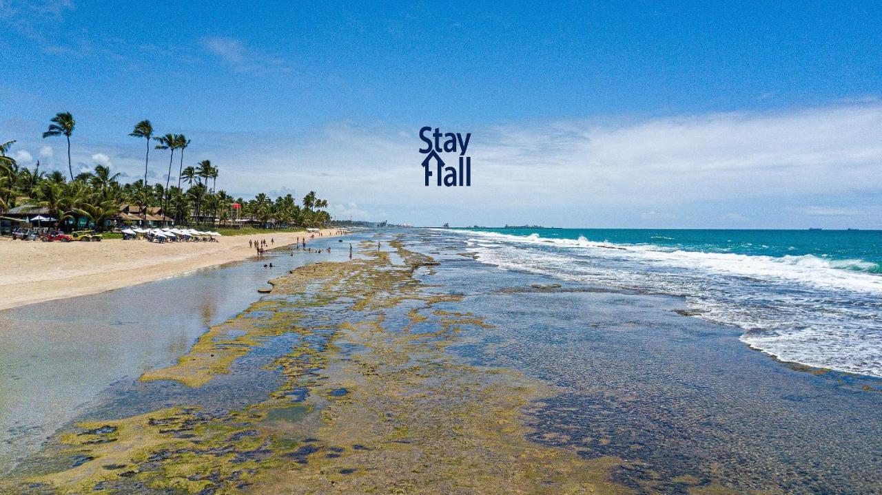 Bangalo 4Qts-Beira-Mar Com Cozinheira-Sh034 Villa Pôrto das Galinhas Eksteriør bilde